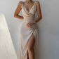 DALIDA - Ultra-chique Maxi-Jurk met Split