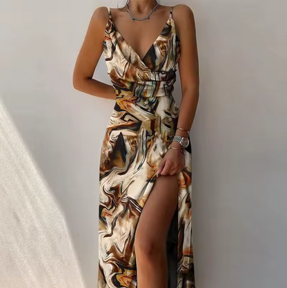 DALIDA - Ultra-chique Maxi-Jurk met Split
